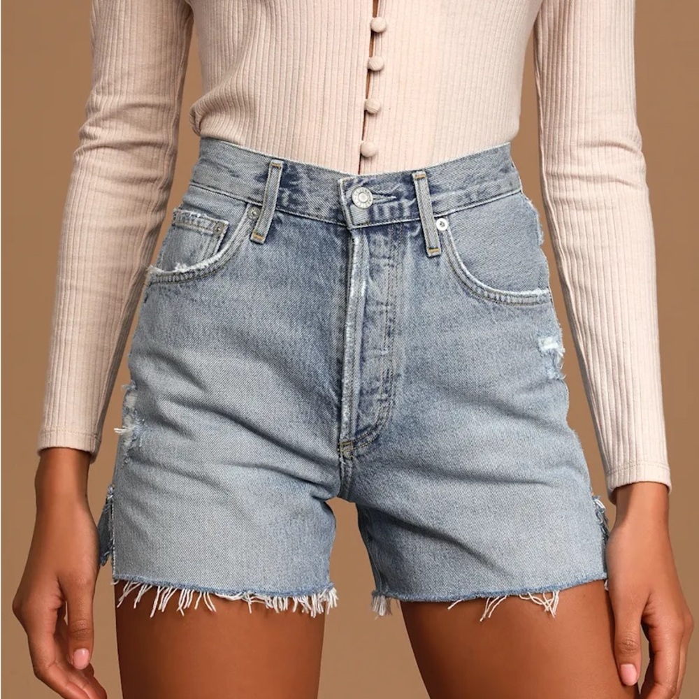AGOLDE Dee Super High Rise Shorts